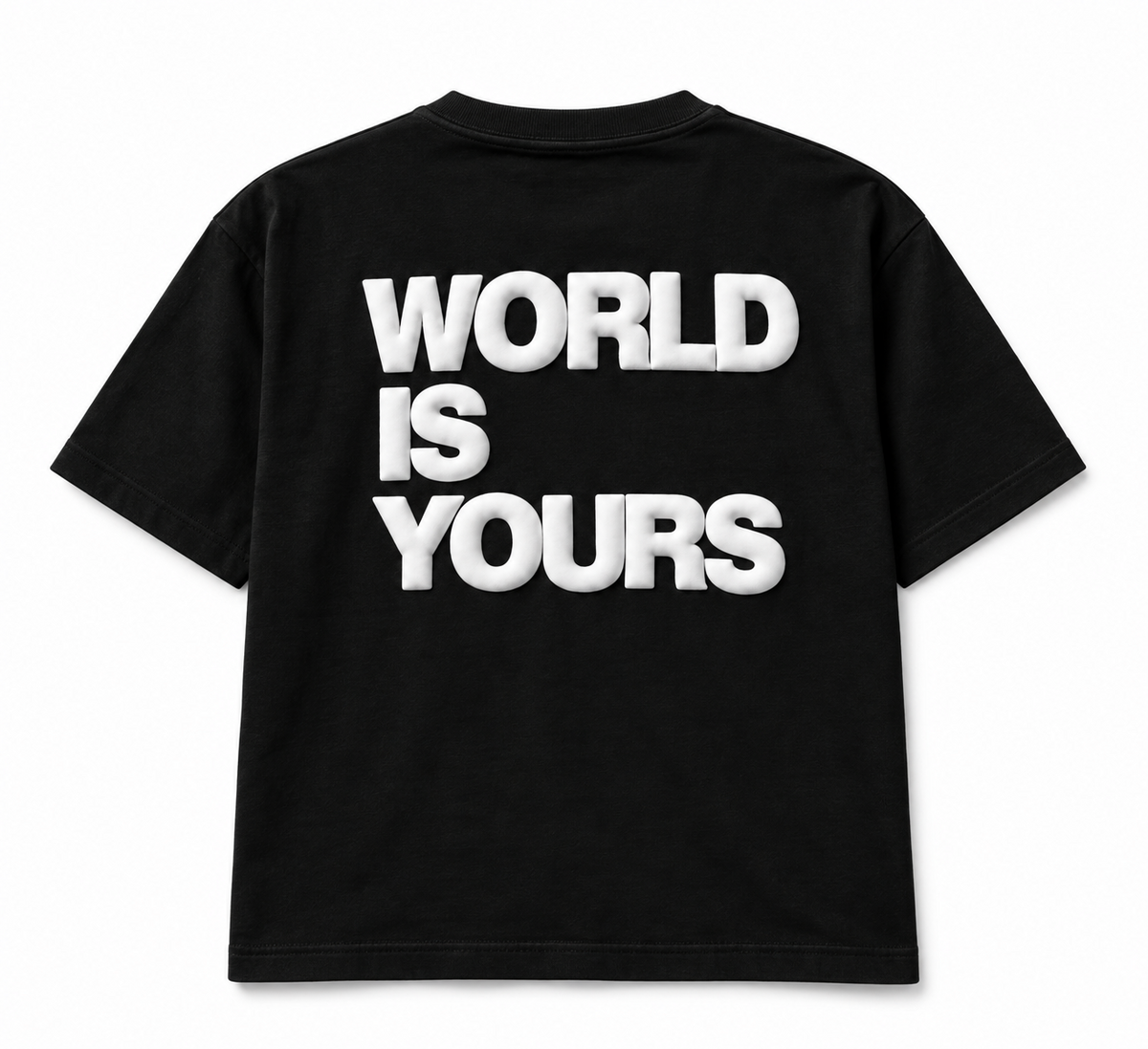 WORLD IS YOURS - CROP TSHIRT