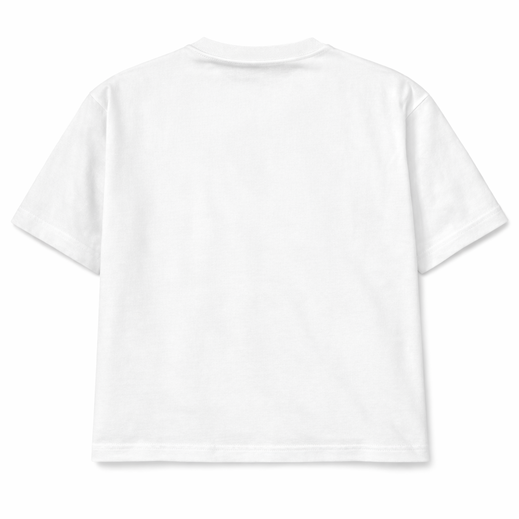 WHITE CROP T-SHIRT
