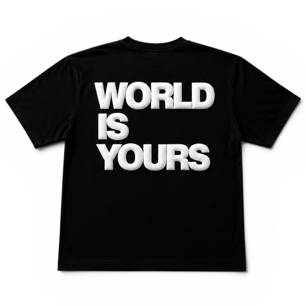 WORLD IS YOURS - CROP TSHIRT