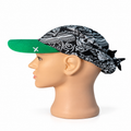 Brimknot - Green/Skull Black