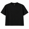 BLACK CROP T-SHIRT