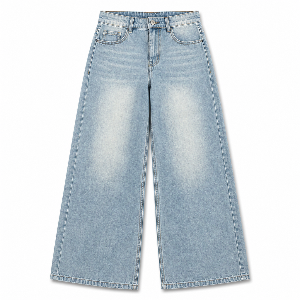 VALKNOX ARCTIC BLUE WIDE-LEG DENIM