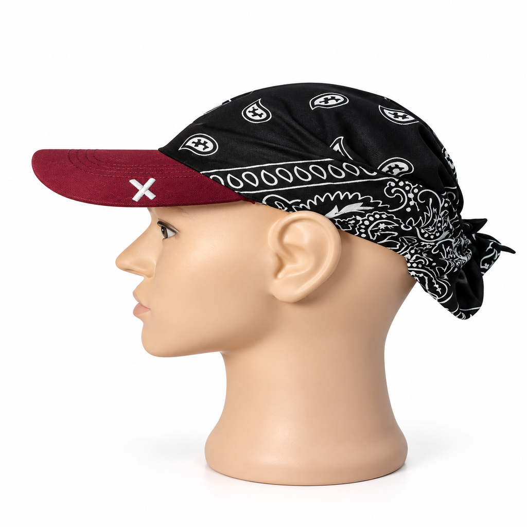 Brimknot - Maroon/Black