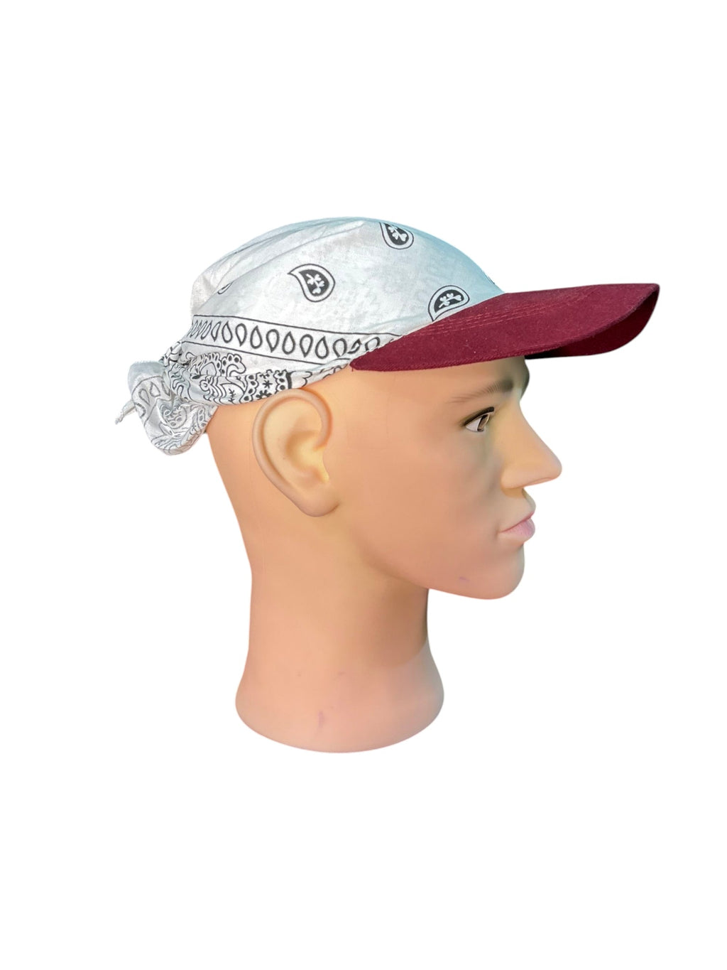 Brimknot - Maroon/White