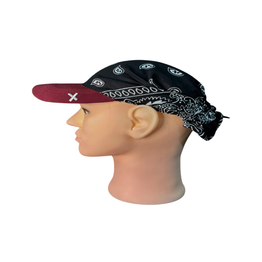 Brimknot - Maroon/Black