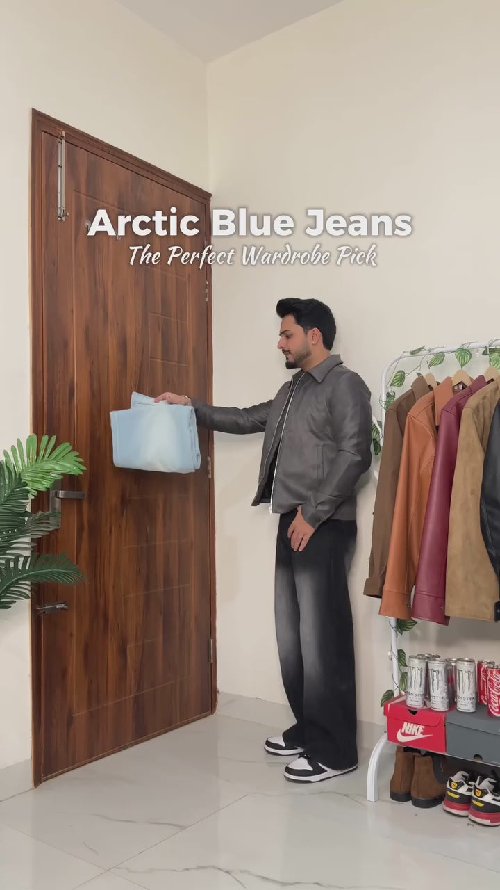 VALKNOX ARCTIC BLUE WIDE-LEG DENIM